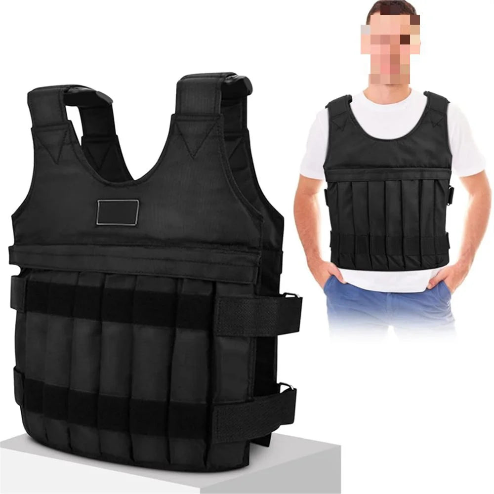 Adjustable Weightless Vest, 0-44 Lbs Weightless Vest for Men Workout, Fitness Weightless Vest Running Vest for Men Women, Strength Training Workout Equipment for Training Running Jogging(No Weights)